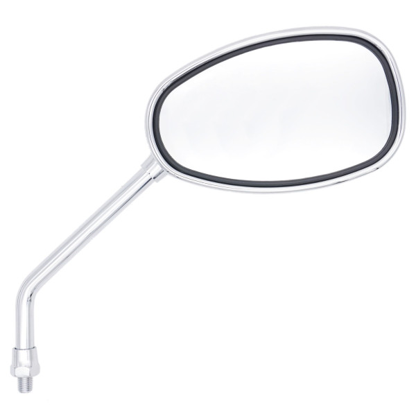 MTX Universal mirror chrome tear drop 10mm (l/r reverse thread) 1pc (mru053)